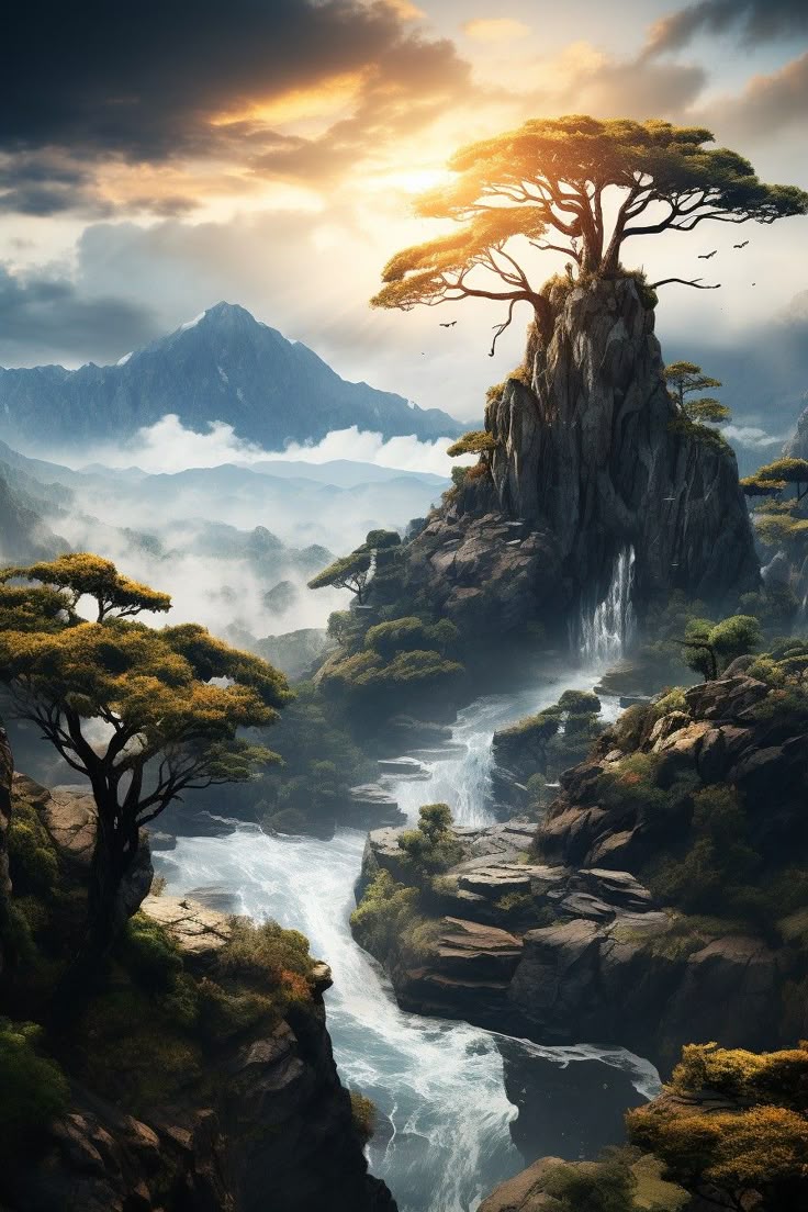 Japanese Waterfall - manual